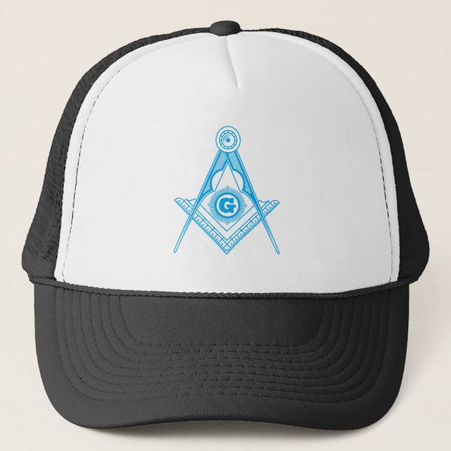 Freemasonry symbol trucker hat (Front)