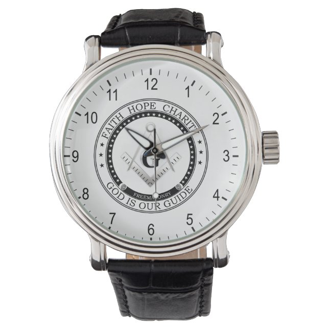 Freemasonry symbol watch (Front)