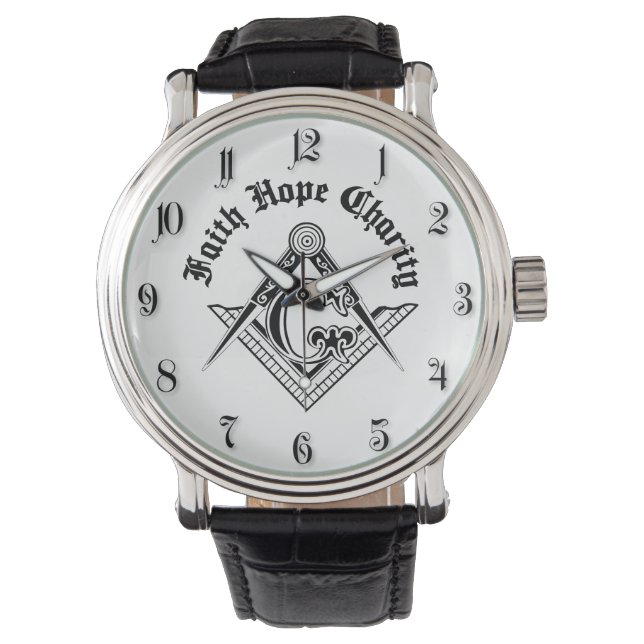 Freemasonry symbol watch (Front)