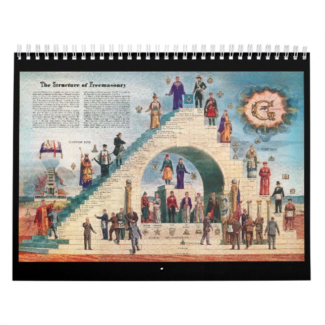 Freemasonry Trestle Board Calendar (Cover)