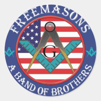 Freemasons - Band of Brothers Classic Round Sticker