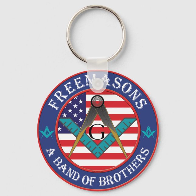 Freemasons - Band of Brothers Key Ring (Front)