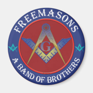 Freemasons Band Of Brothers Magnet