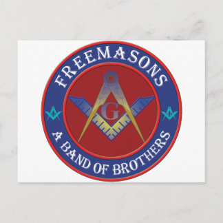 Freemasons Band Of Brothers Postcard