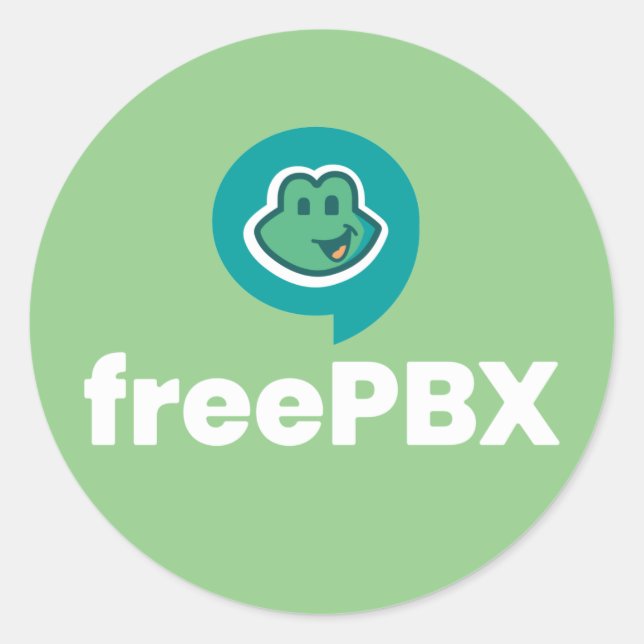 FreePBX Logo Colour Stickers (Front)