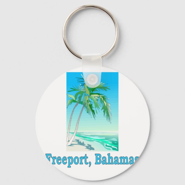 Freeport, Bahamas Key Ring (Front)