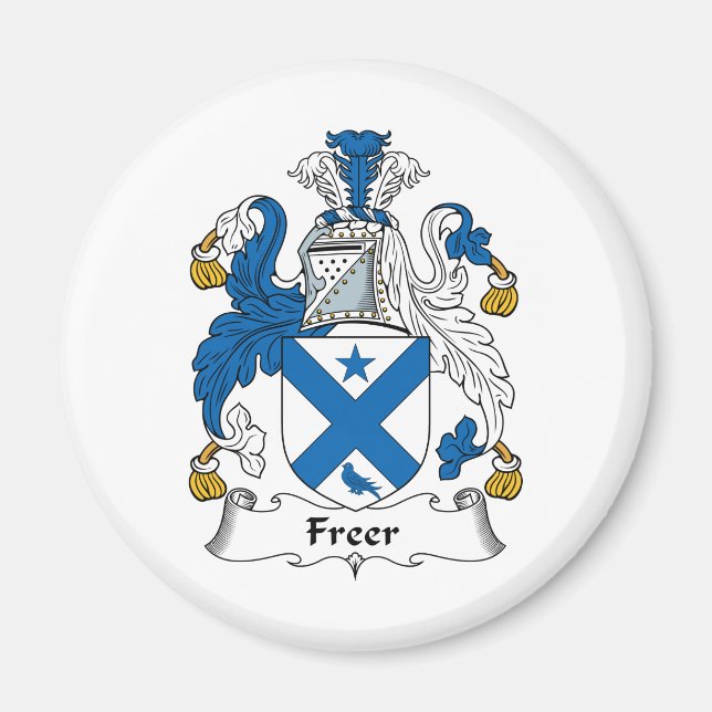 Freer Family Crest Magnet (Front)