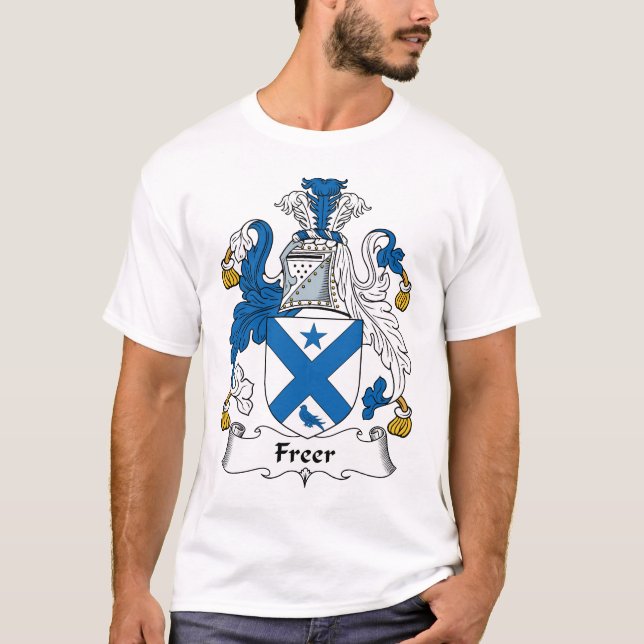 Freer Family Crest T-Shirt (Front)