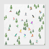 Freeride Snowboarder Snowboarding Illustration  