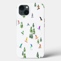 Freeride Snowboarder Snowboarding Illustration