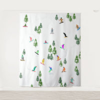 Freeride Snowboarder Snowboarding Illustration