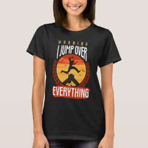 Freerunner saying Freestyle Running Backflip Parko T-Shirt