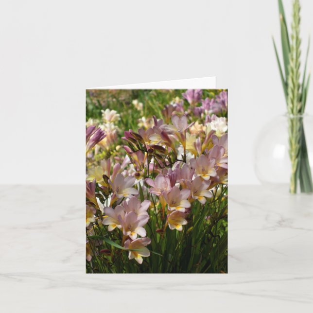 Freesia Note Card (Front)