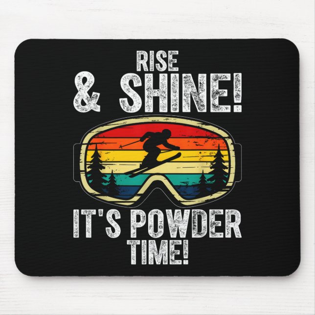 Freeskiing ski goggles freestyle-skiing mouse pad (Front)