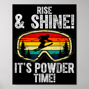 Freeskiing ski goggles freestyle-skiing poster