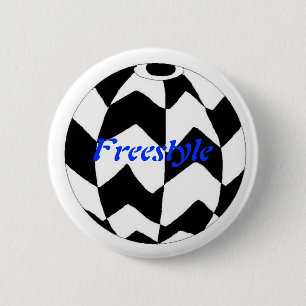 Freestyle 6 Cm Round Badge