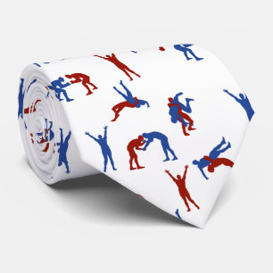 Freestyle Greco Roman Wrestling Pattern Tie
