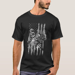 Freestyle Motocross American Flag I Motorcycle Sup T-Shirt