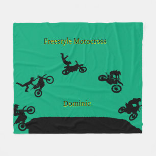 Freestyle Motocross Fleece Blanket