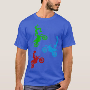 Freestyle Motocross Kids Dirtbike Wheelie Stunts T-Shirt