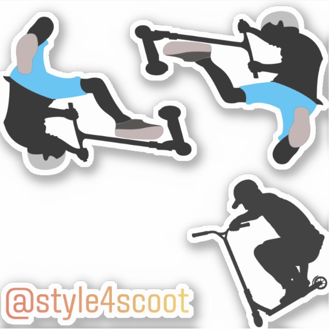 Freestyle scooter sticker pack 1 (Front)