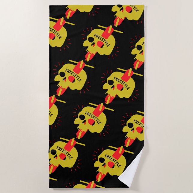 Freestyle Scooters Beach Towel (Front)