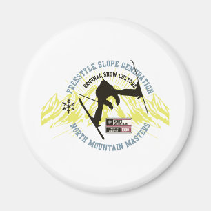 Freestyle Ski Magnet
