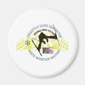 Freestyle Ski Magnet