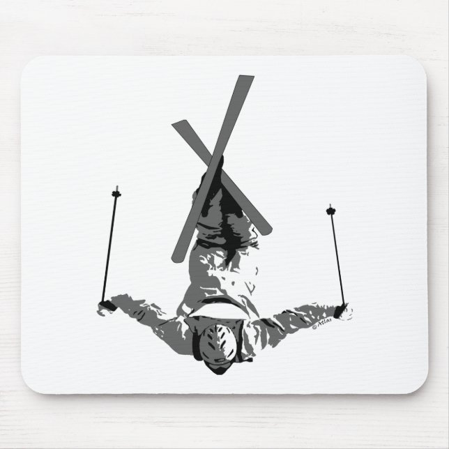 Freestyle Skiing Mouse Pad (Front)