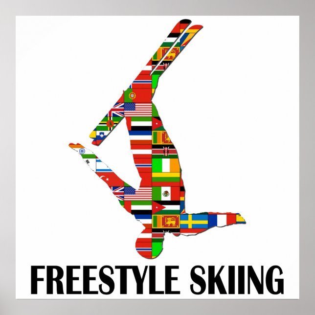 Freestyle Skiing Poster (Front)