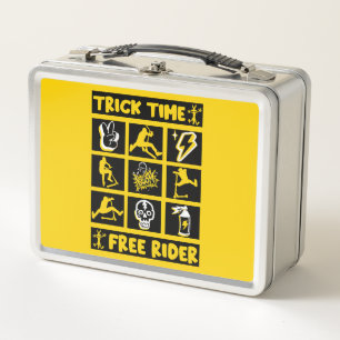 Freestyle Trick Scooter Metal Lunch Box