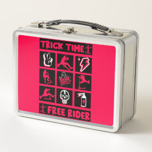 Freestyle Trick Scooter Metal Lunch Box
