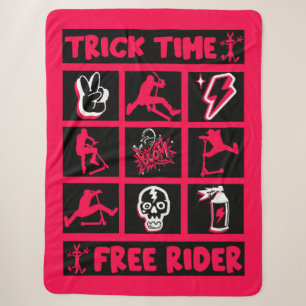 Freestyle Trick Scooter Sherpa Blanket