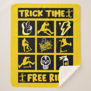 Freestyle Trick Scooter Sherpa Blanket