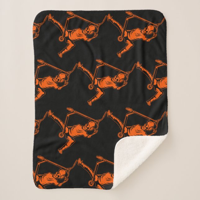 Freestyle Trick Scooters Sherpa Blanket (Front)