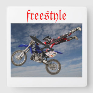 freestyle Yamaha Square Wall Clock