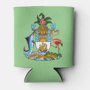 Freetown, Bahamas with Marlin & Ship (Eleuthera) Can Cooler