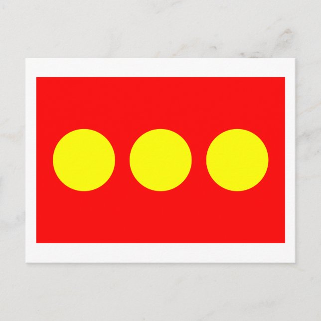 Freetown Christiania Flag Postcard (Front)