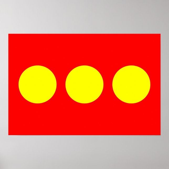 Freetown Christiania Flag Poster (Front)