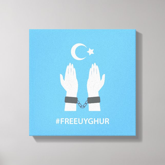 #FREEUYGHUR CANVAS PRINT (Front)