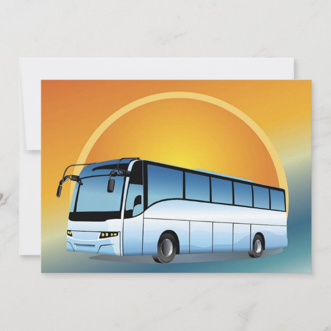 FreeVector-Bus Transportation travel touring (Front)