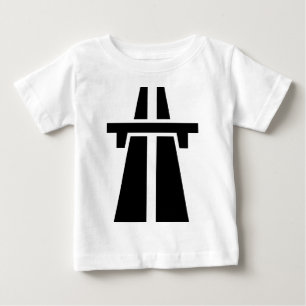 Freeway, Motorway, Autobahn - Black Baby T-Shirt