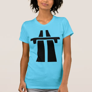 Freeway, Motorway, Autobahn - Black T-Shirt