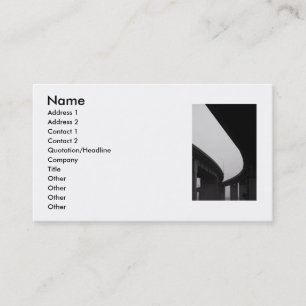 Freeway Ramps in a Fog Business Card