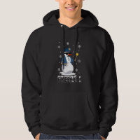 Freeze Cop Snowman Funny Christmas