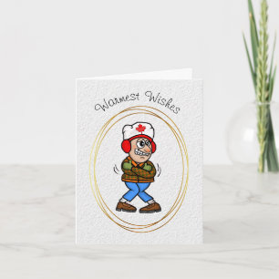 Freezing Canadian Funny Canada Day Card