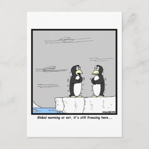 Freezing Postcard