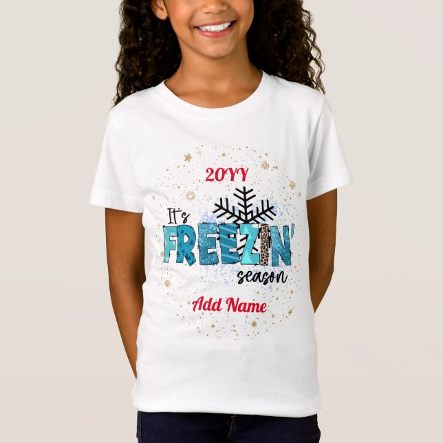 Freezing Season Customise T-Shirt (Front)