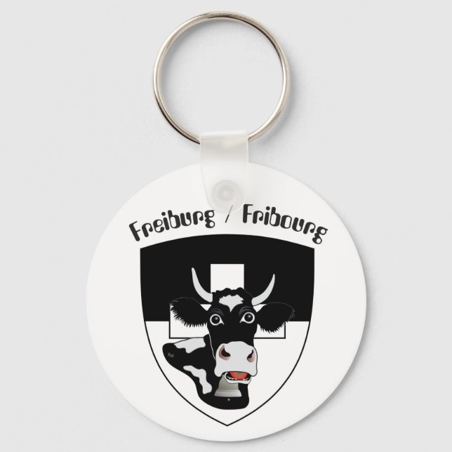 Freiburg / Fribourg Schlüsselanhänger Key Ring (Front)
