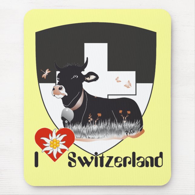 Freiburg / Fribourg Schweiz Suisse Mauspad Mouse Pad (Front)